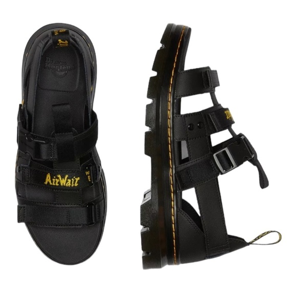 Dr. Martens Men’s Pearson Leather Webbing Strap Sandal - Picture 1 of 12